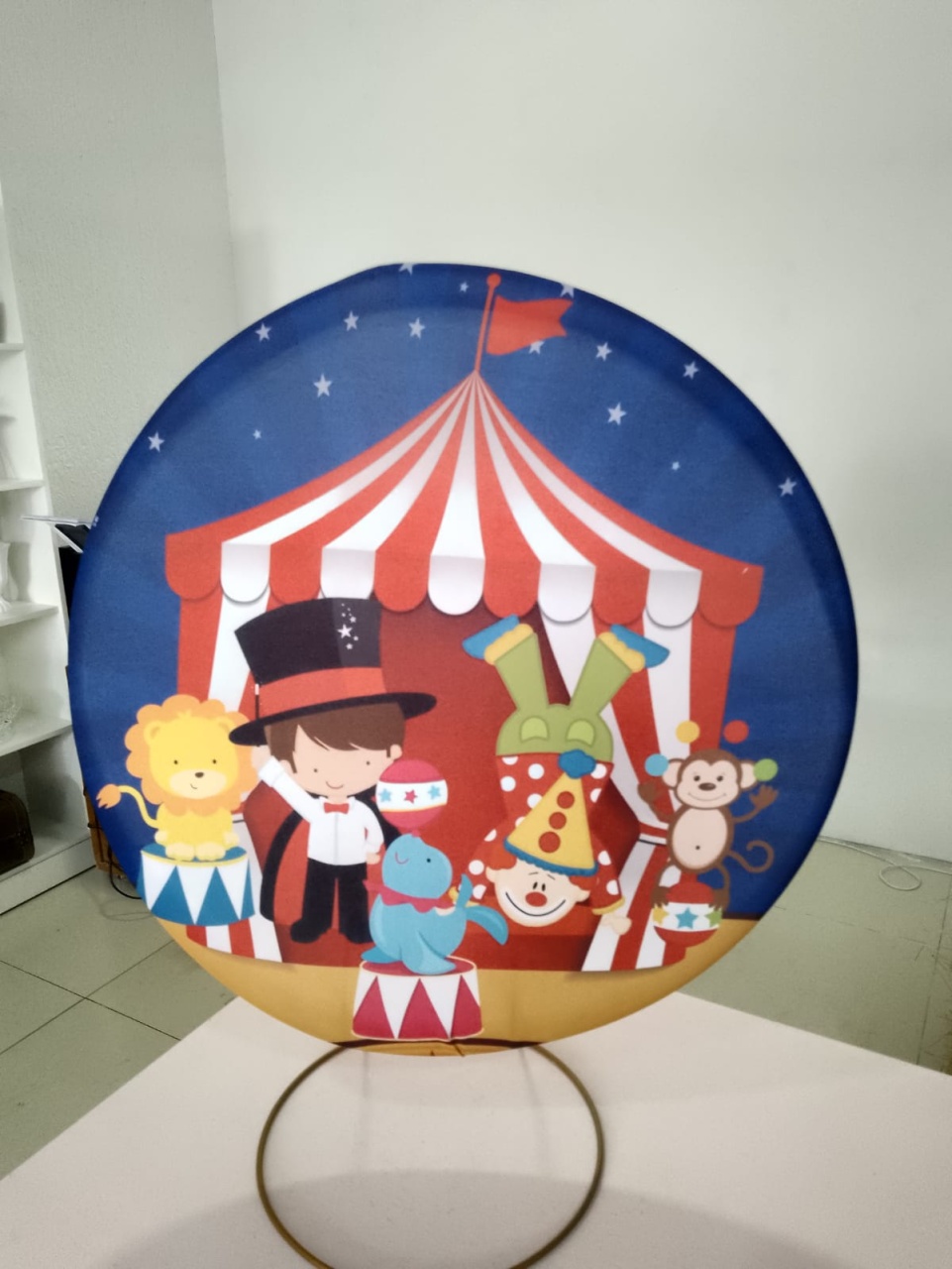 Mini Painel Circo Menino - Mania de festa