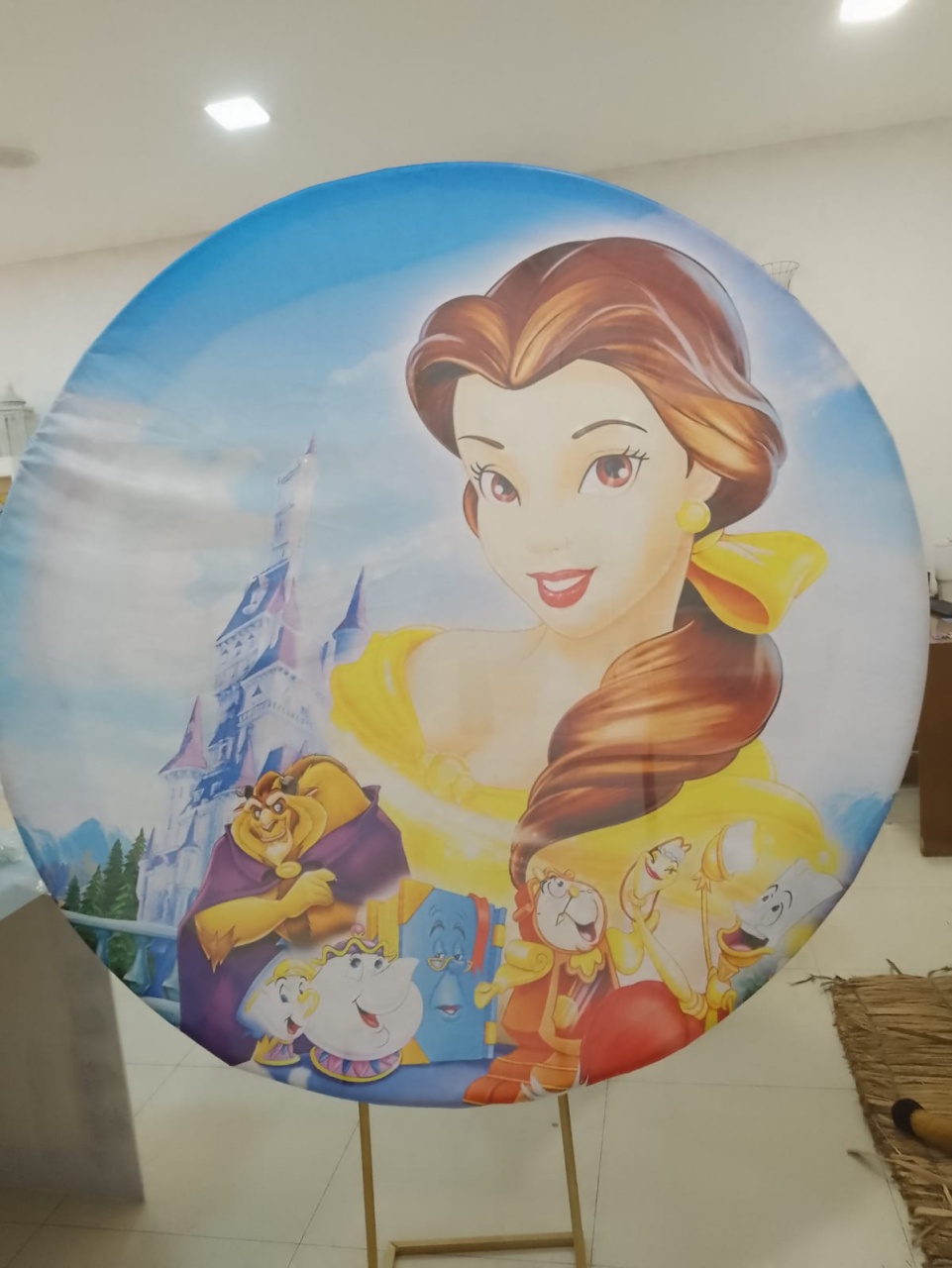 Painel A Bela E A Fera - Mania de festa