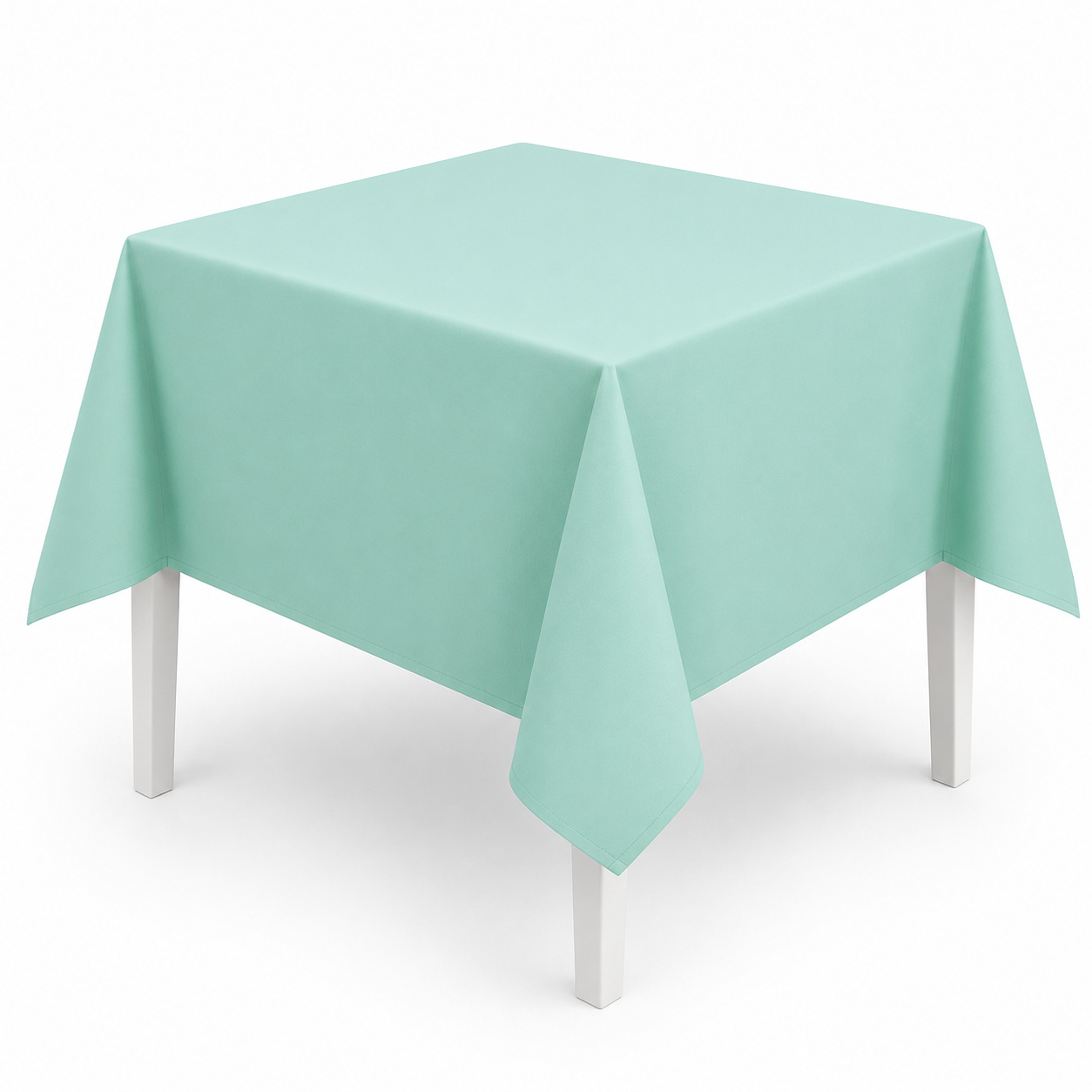 Toalha de Mesa Verde Água Curta - Mania de festa 