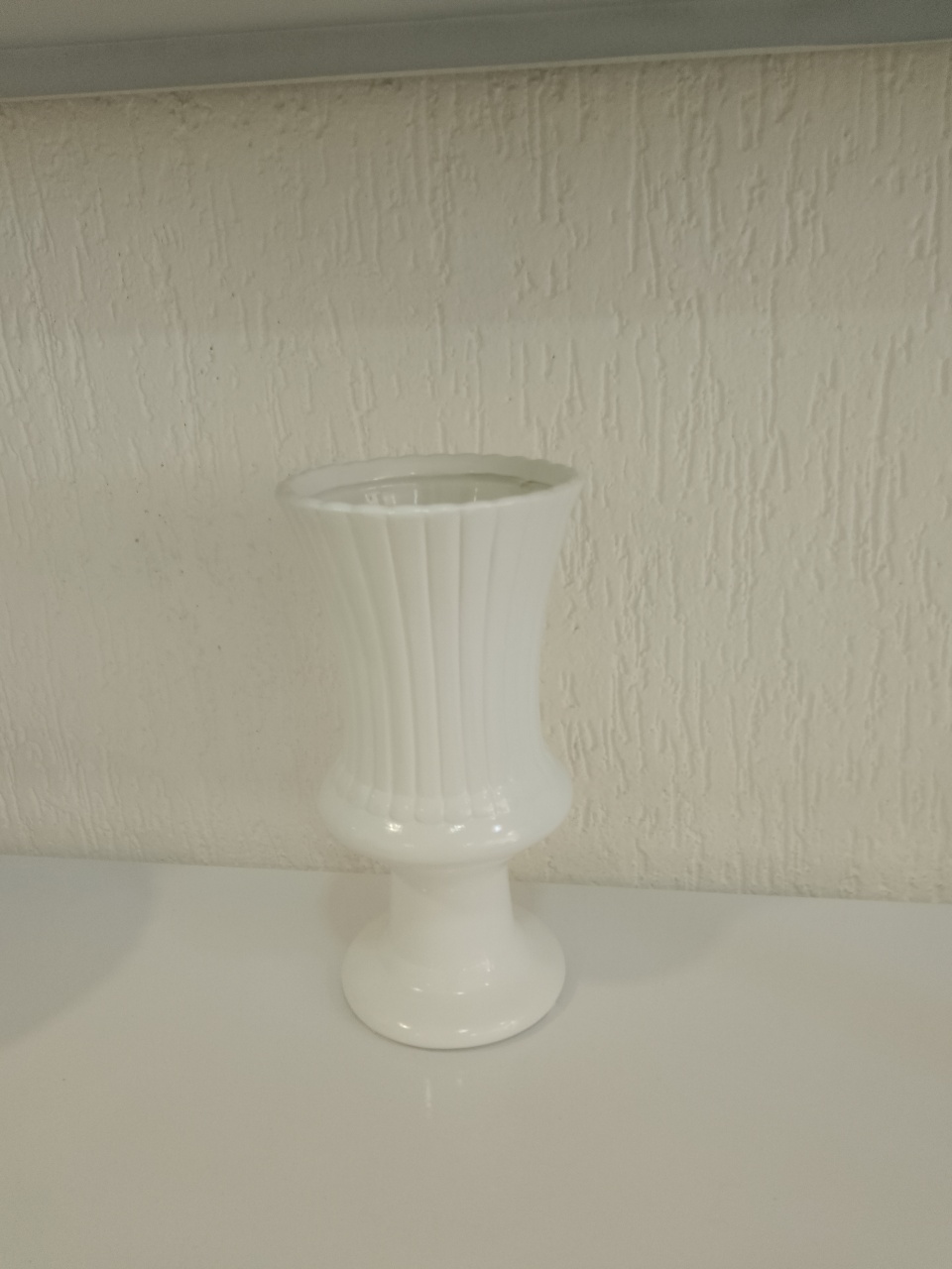 Vaso de Cerâmica Branco - Mania de festa
