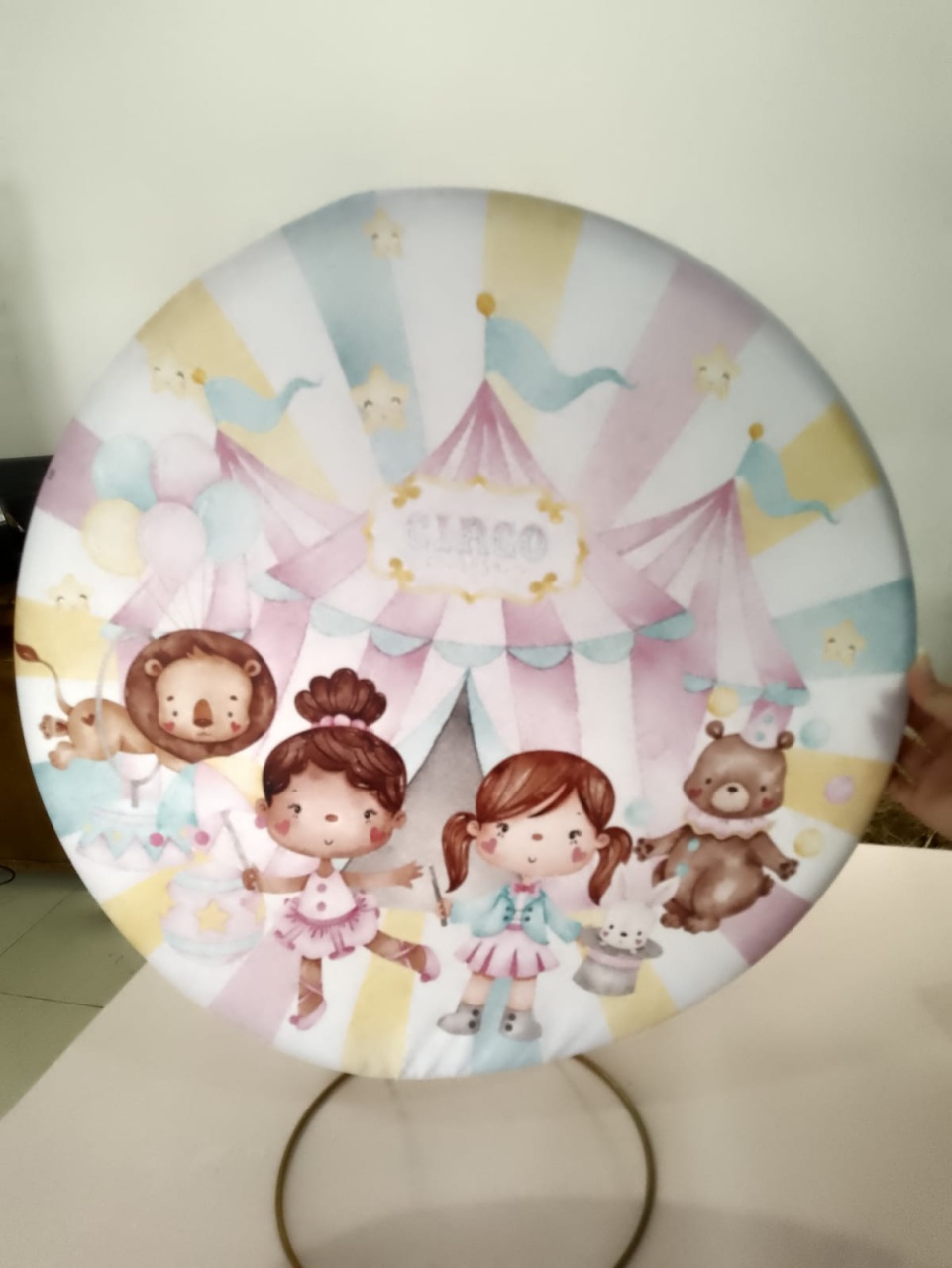 Mini Painel Circo Menina - Mania de festa