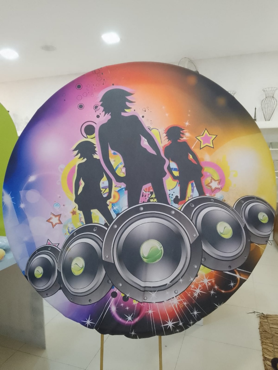 Painel Just Dance - Mania de festa
