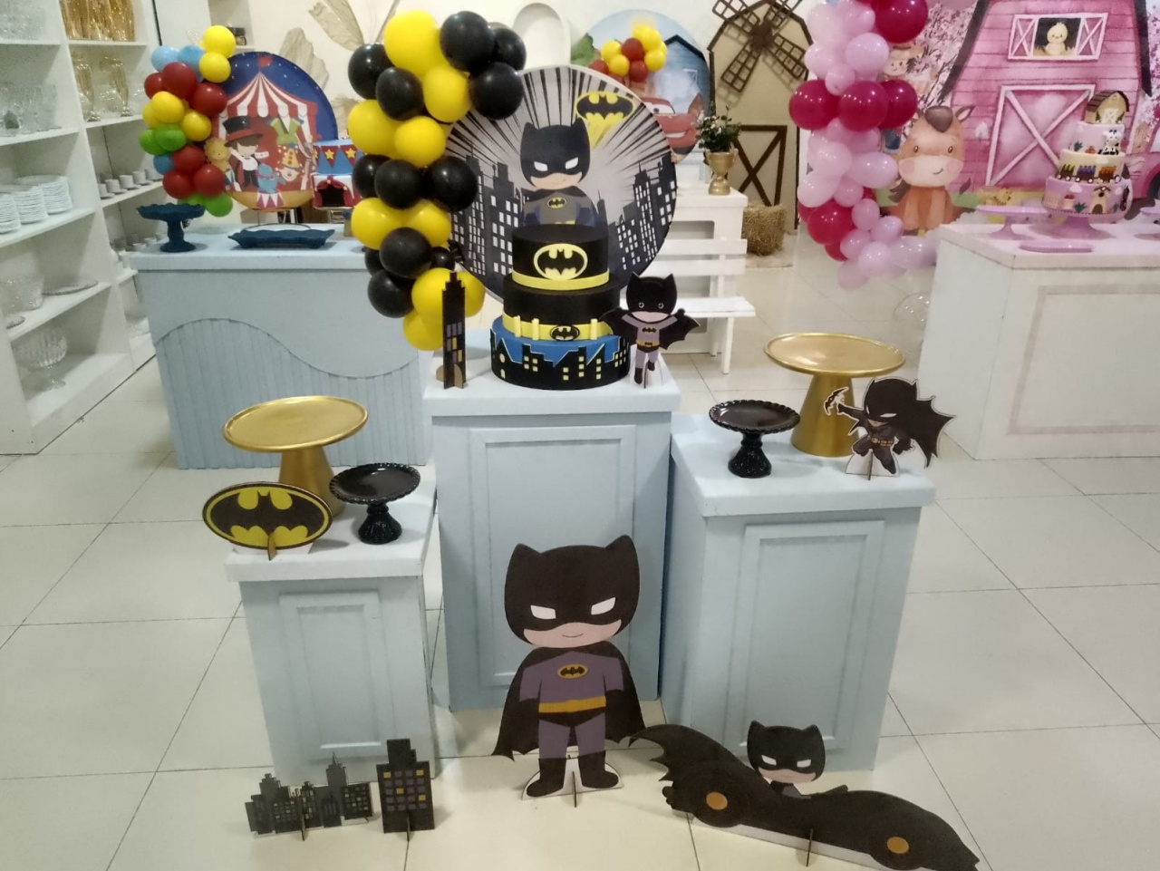 Kit Pegue Emonte Batman - Mania de festa 