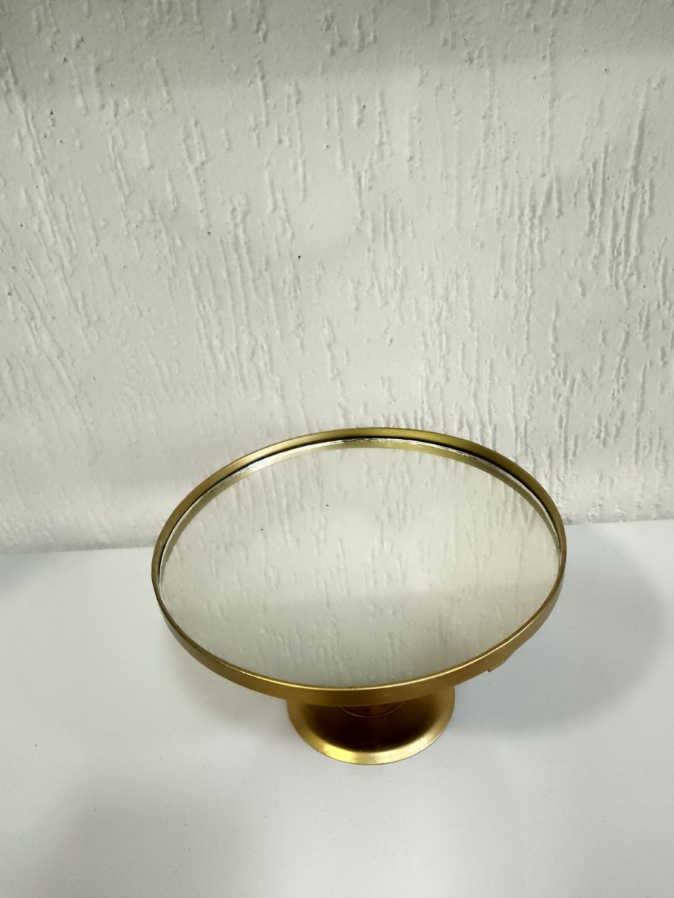 Porta Doces Dourado Espelhado P - Mania de festa
