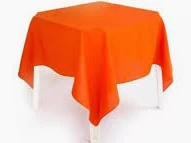 Toalha de Mesa Curta Laranja - Mania de festa 