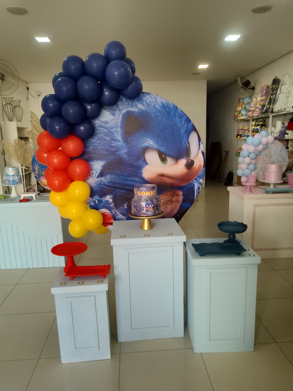 Kit Pegue E Monte Sonic - Mania de festa 