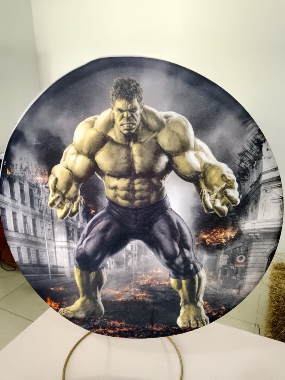 Mini Painel Hulk - Mania de festa