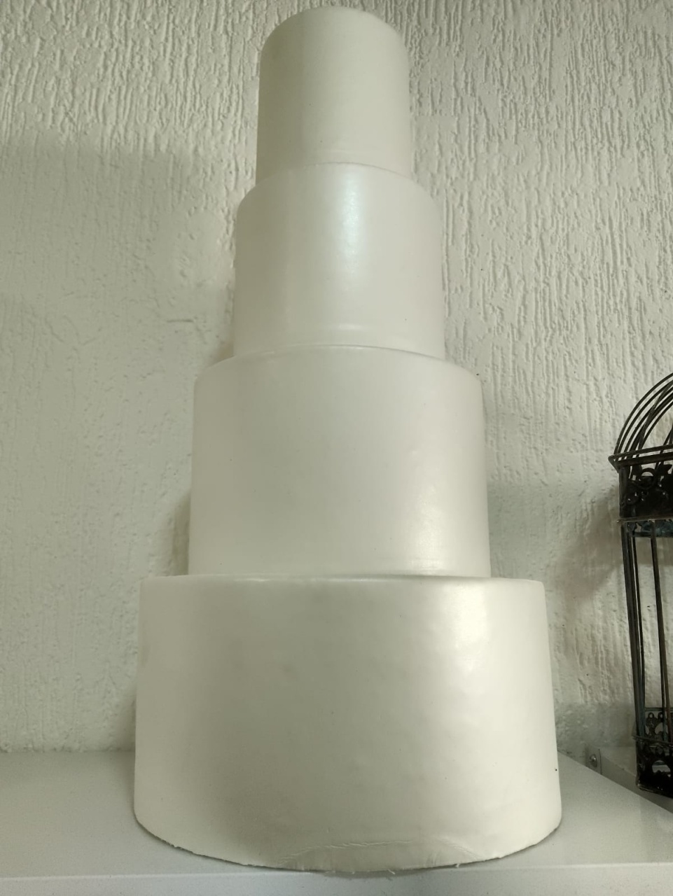Bolo de Casamento Liso - Mania de festa