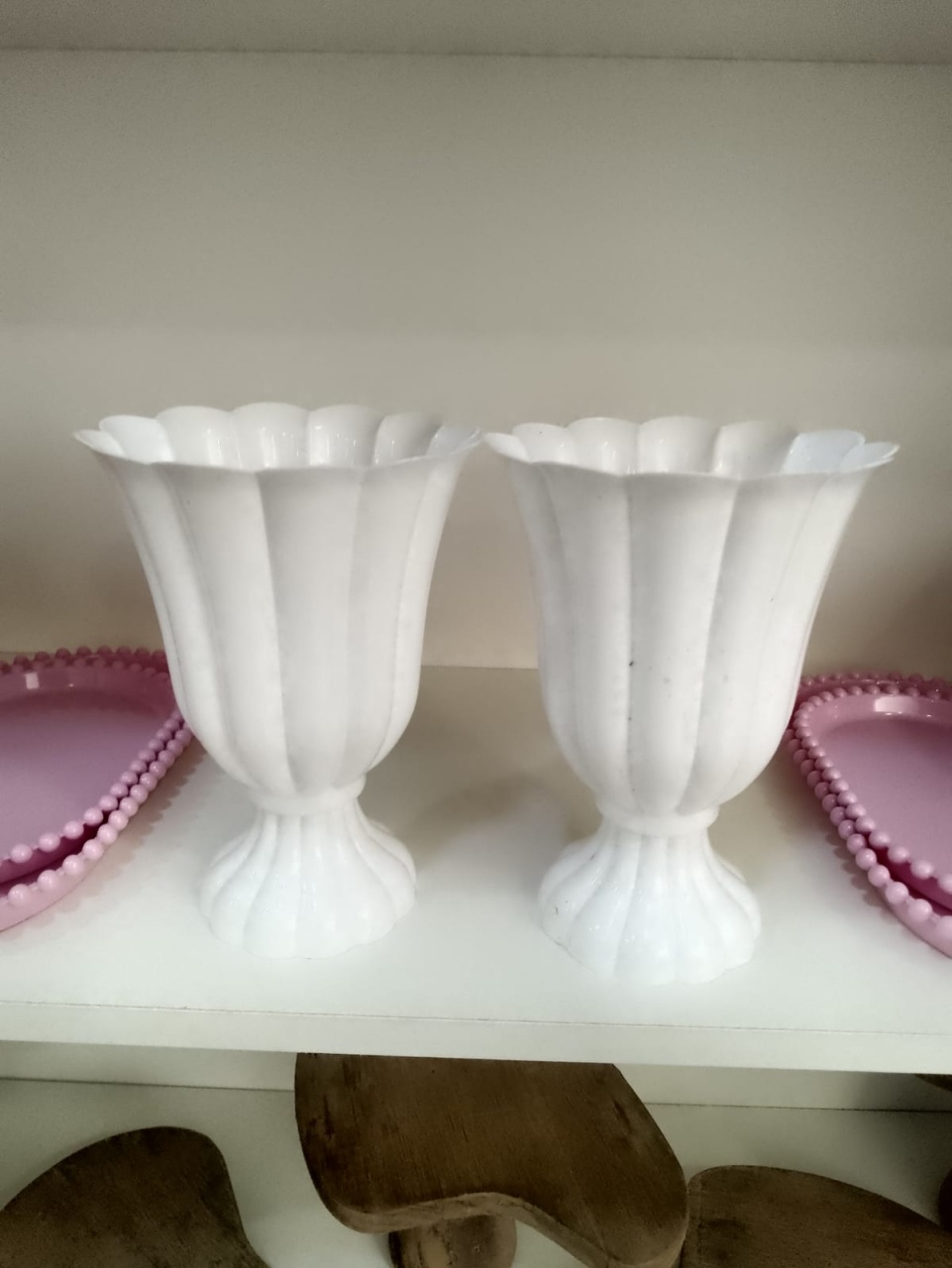 Vaso Branco P - Mania de festa 