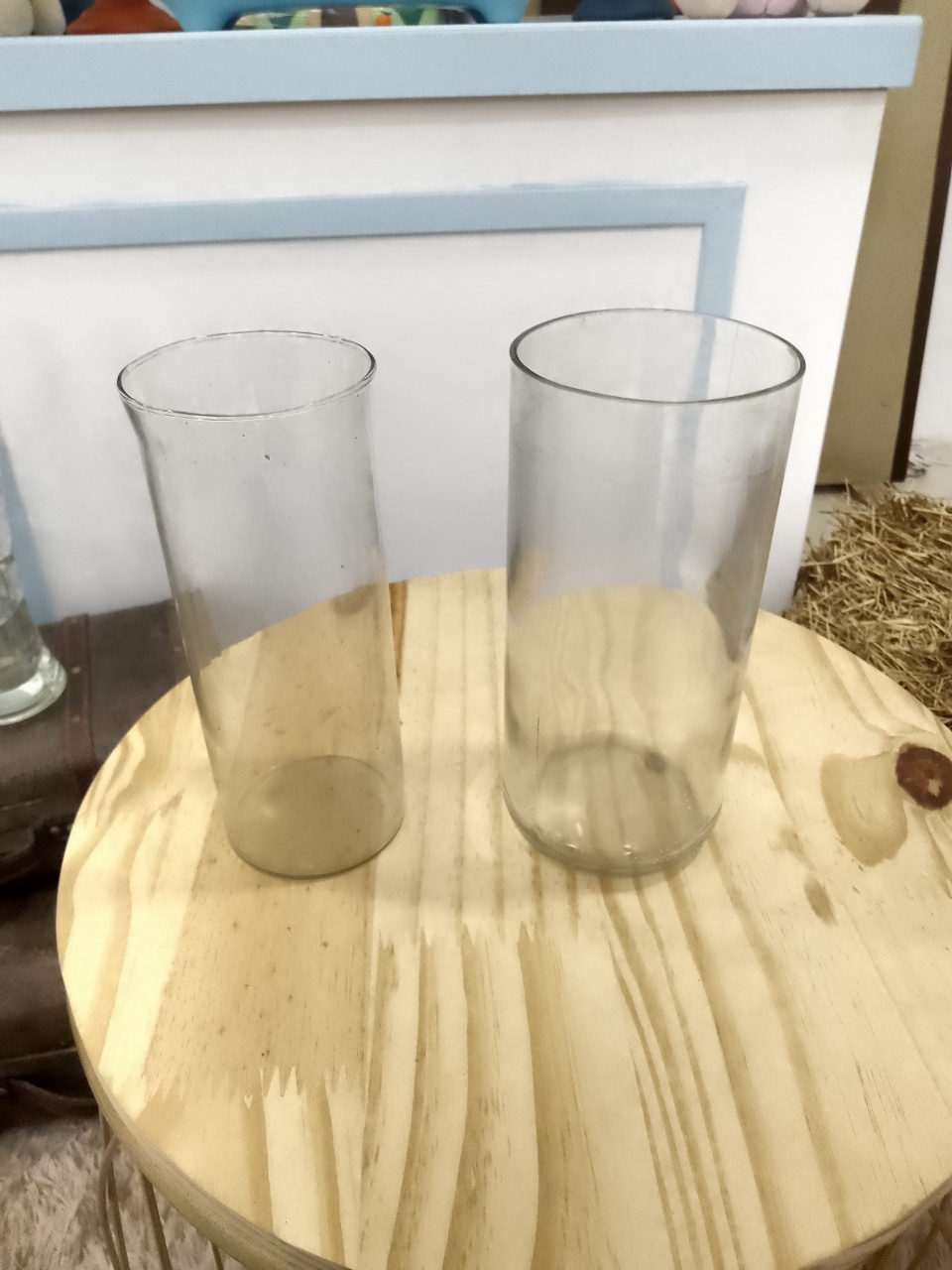Vaso Cilindro de Vidro Médio - Mania de festa 