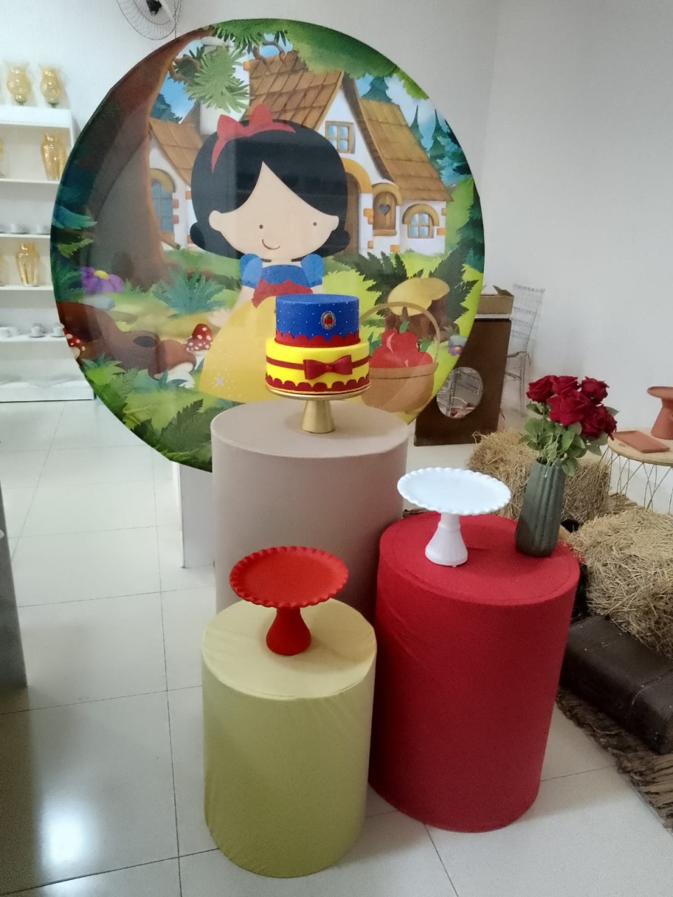Kit Pegue Monte Branca de Neve Kids - Mania de festa