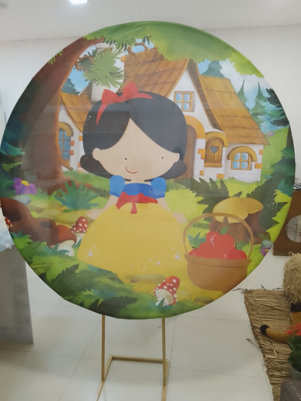 Painel Branca de Neve Kids - Mania de festa