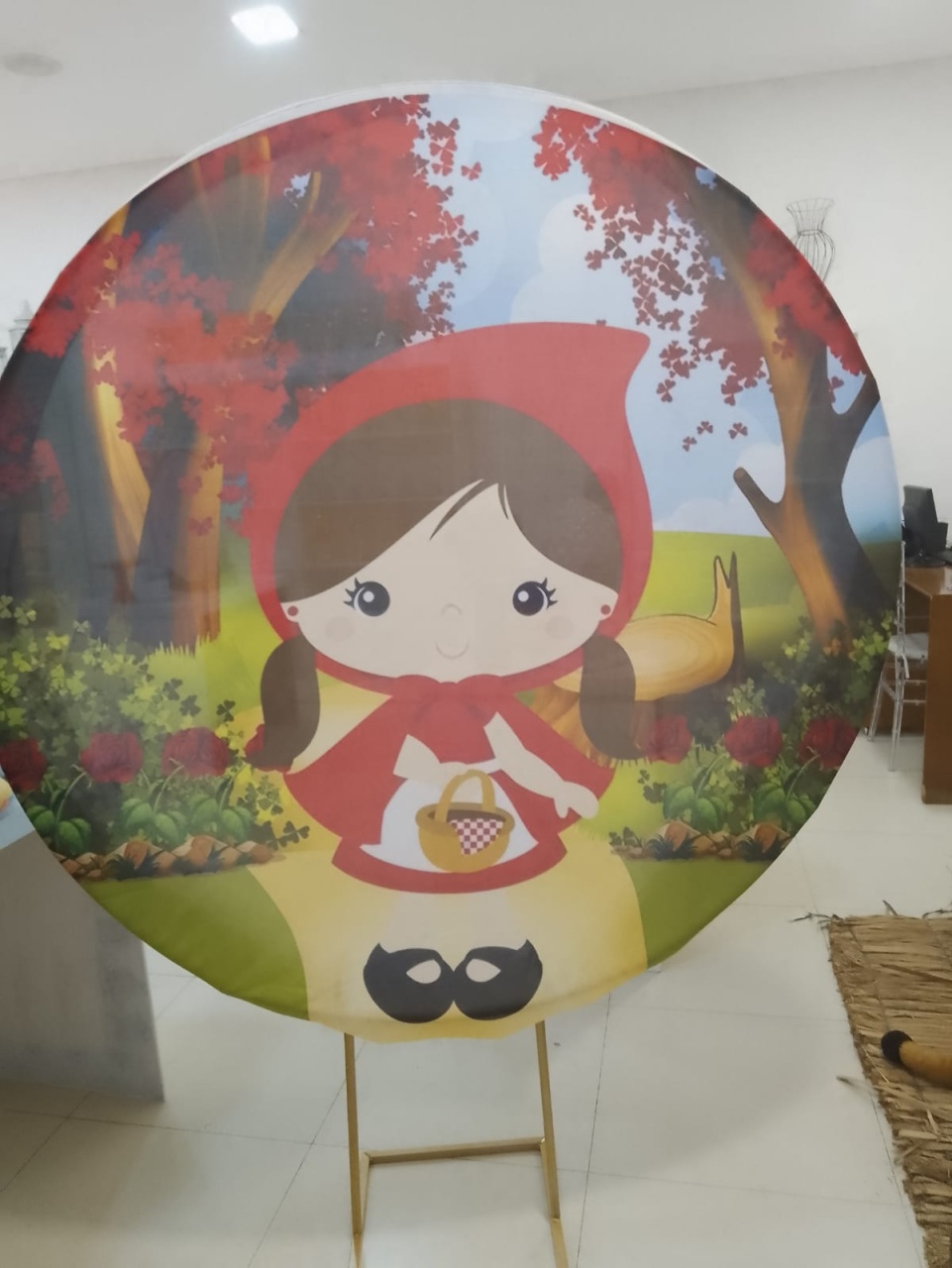 Painel Chapeuzinho Vermelho - Mania de festa