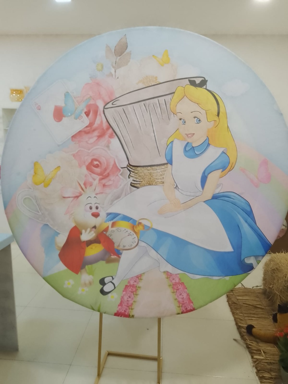Painel Alice - Mania de festa