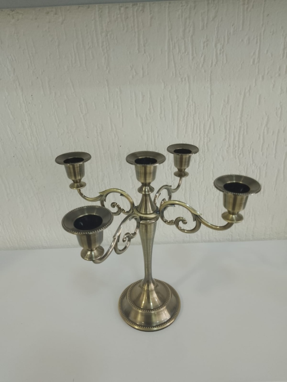 Candelabro Prateado - Mania de festa