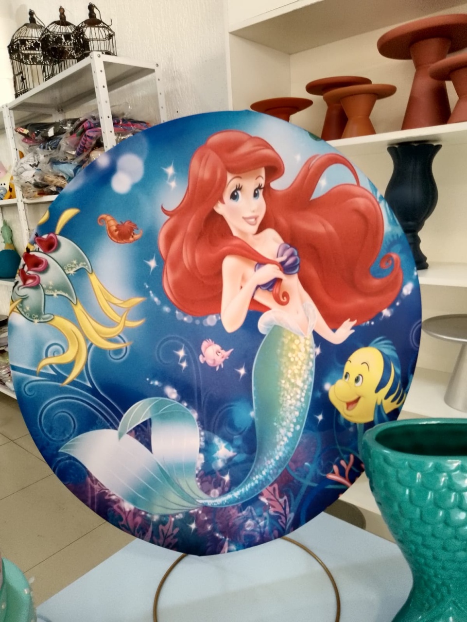 Mini Painel Pequena Sereia - Mania de festa