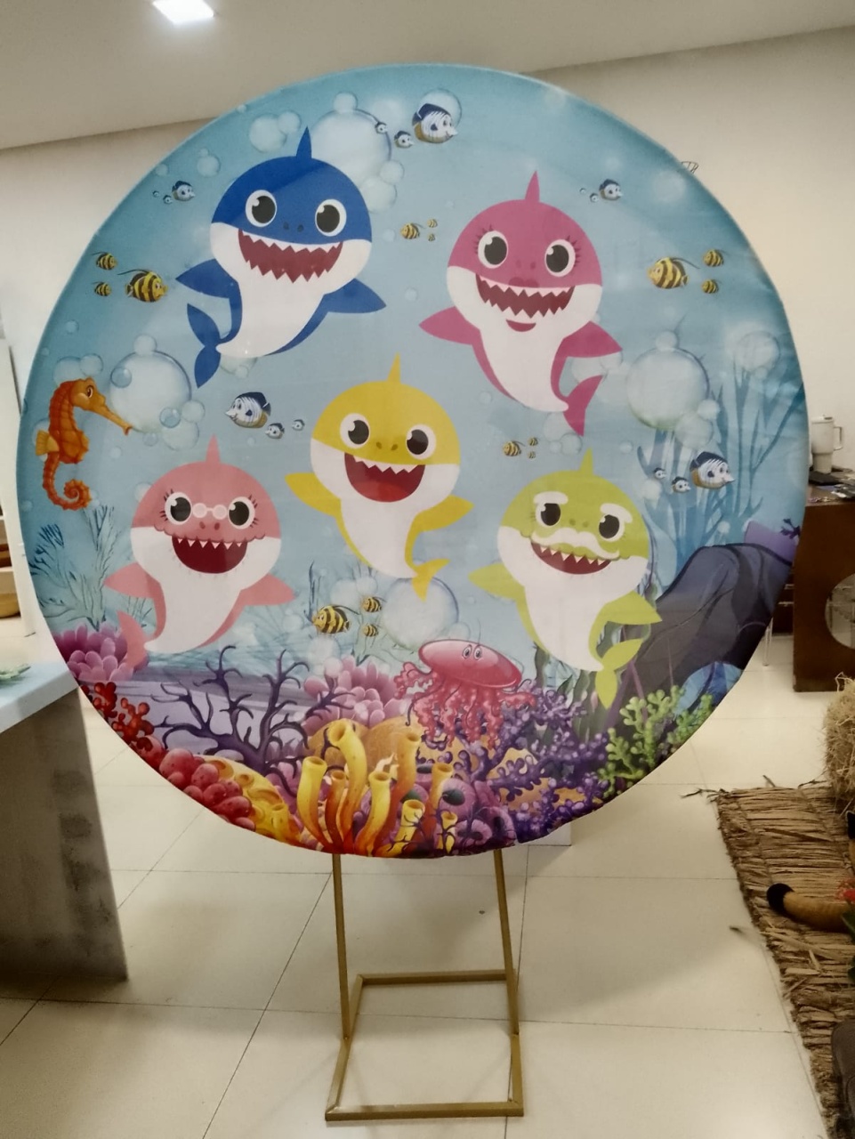 Painel Baby Shark - Mania de festa