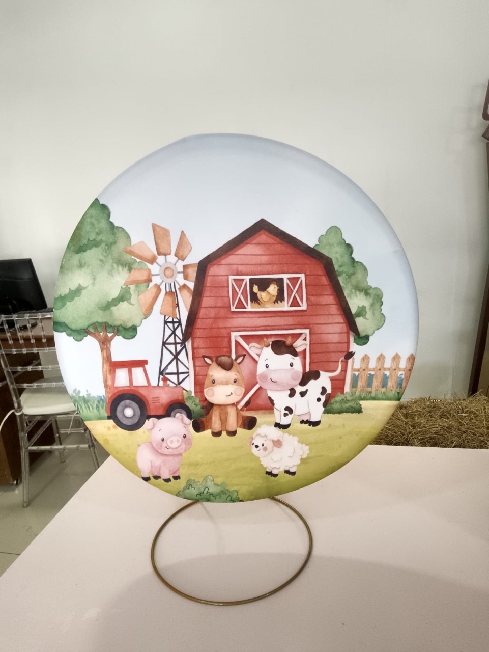 Mini Painel Fazendinha - Mania de festa