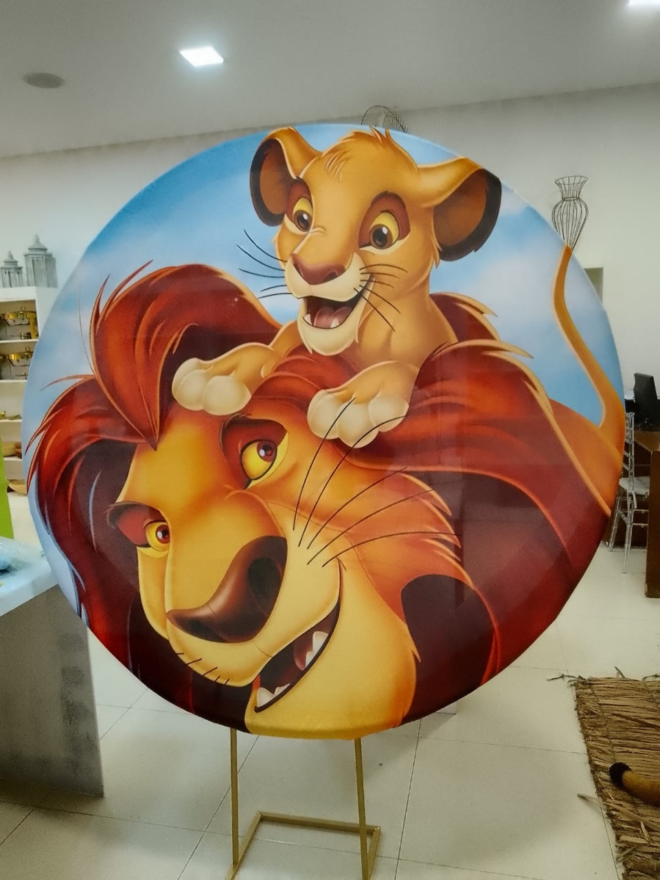 Painel Rei Leão - Mania de festa