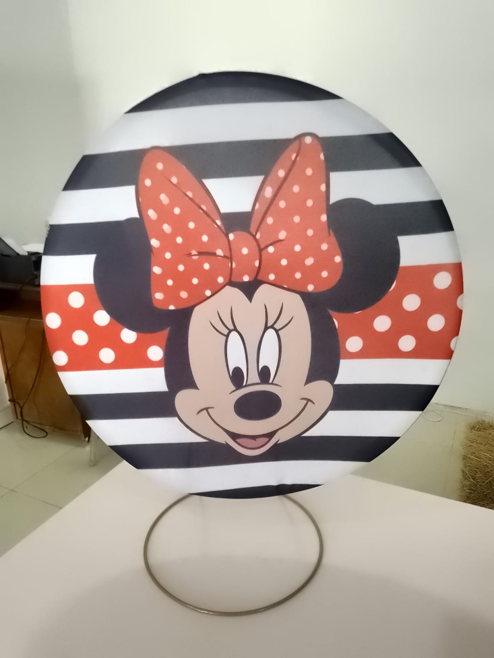 Mini Painel Minnie Vermelha - Mania de festa