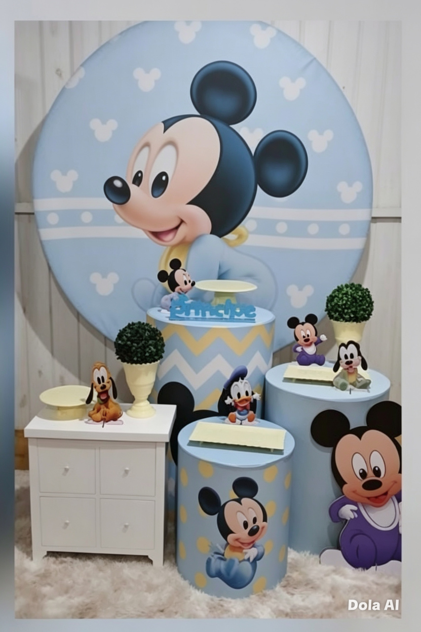 Mickey - Doce encanto decorações 