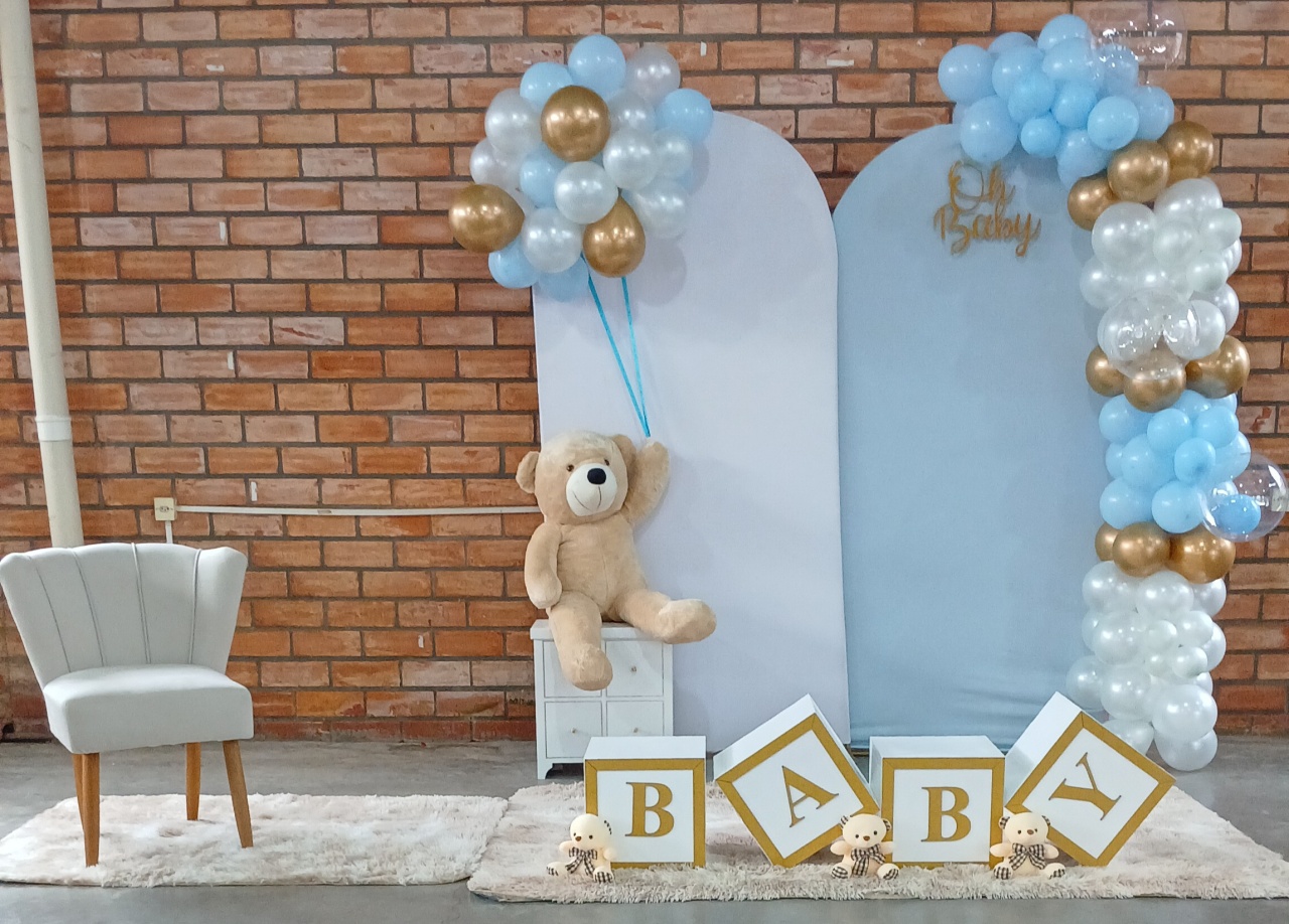 Cha de Bebe Menino - Doce encanto decorações 