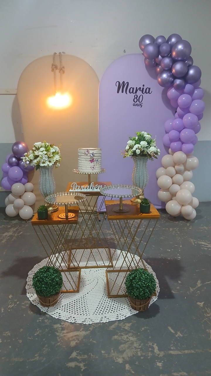 Decoração Lilas - Doce encanto decorações 