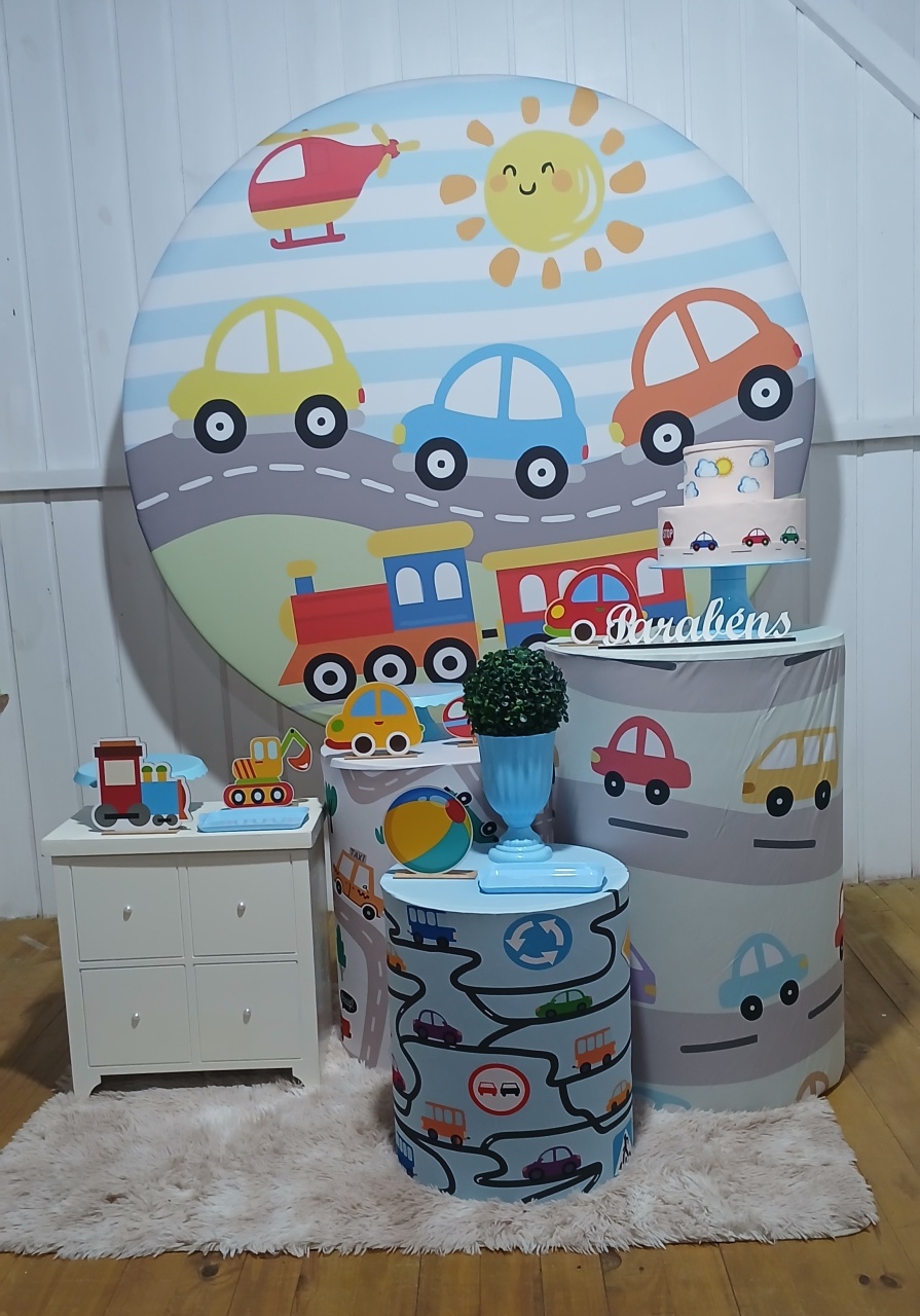 Carrinhos - Doce encanto decorações 