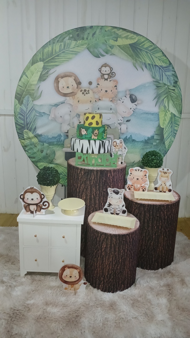 Safari 1 - Doce encanto decorações 