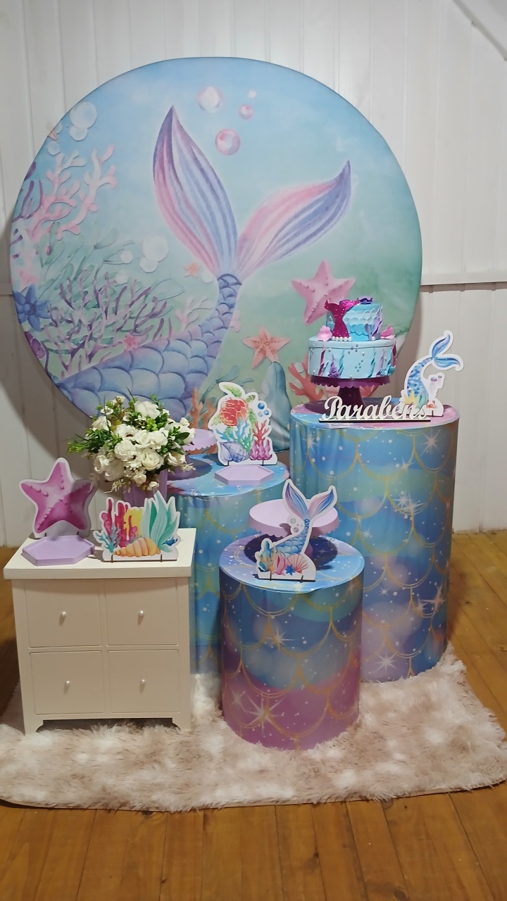 Sereia 2 - Doce encanto decorações 
