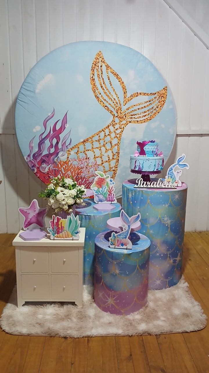 Sereia 1 - Doce encanto decorações 