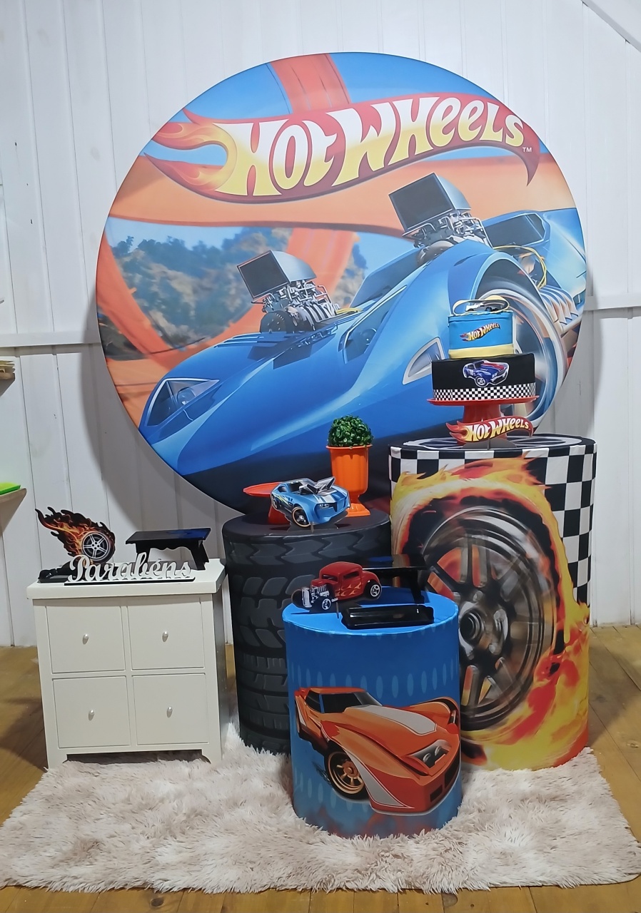 Hot Wheels - Doce encanto decorações 