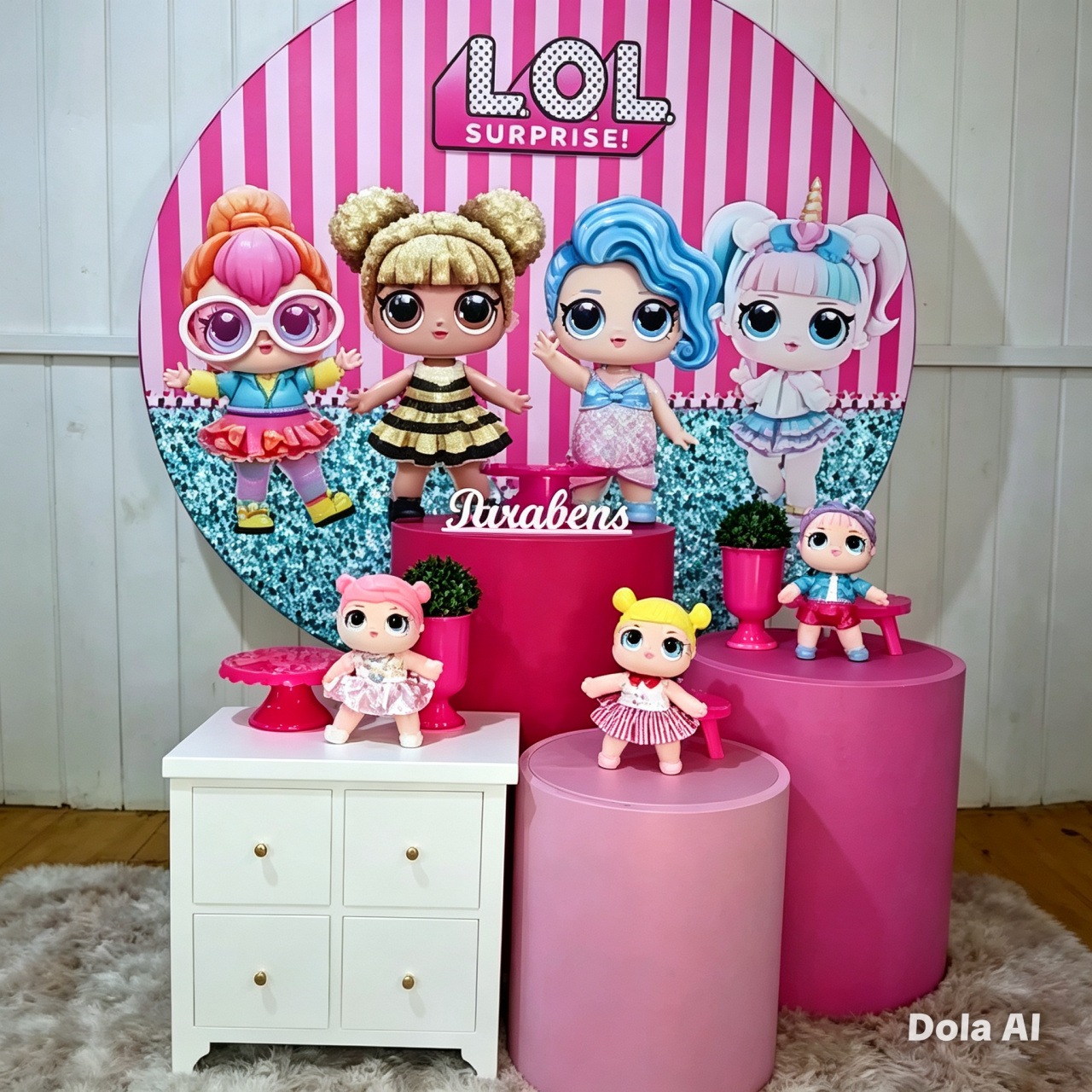 Lol - Doce encanto decorações 
