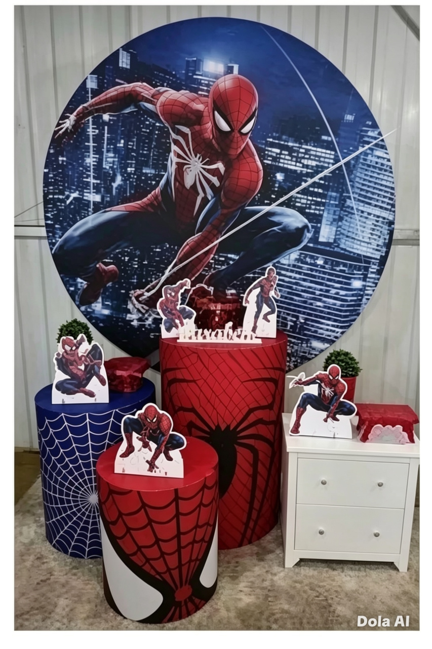 Homen Aranha - Doce encanto decorações 