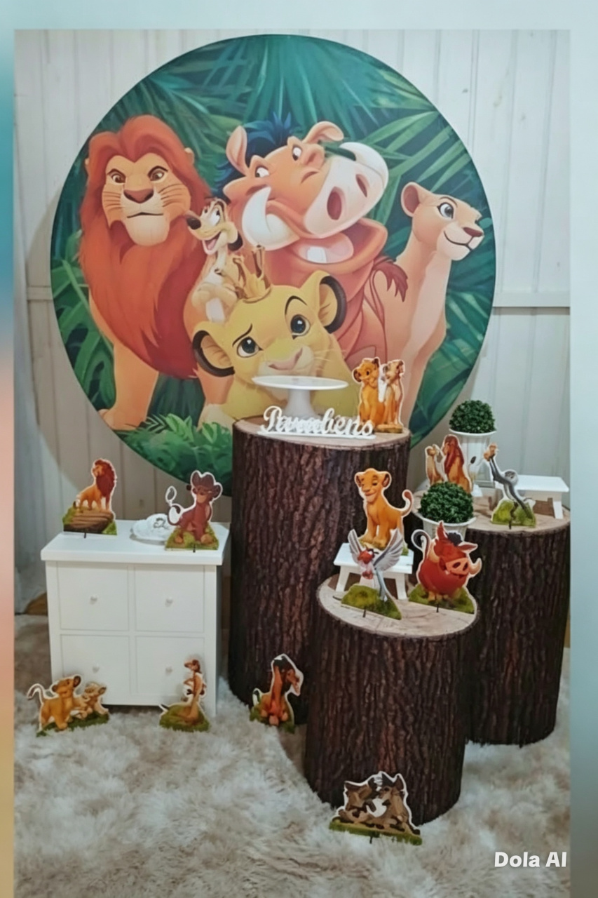 Rei Leão - Doce encanto decorações 