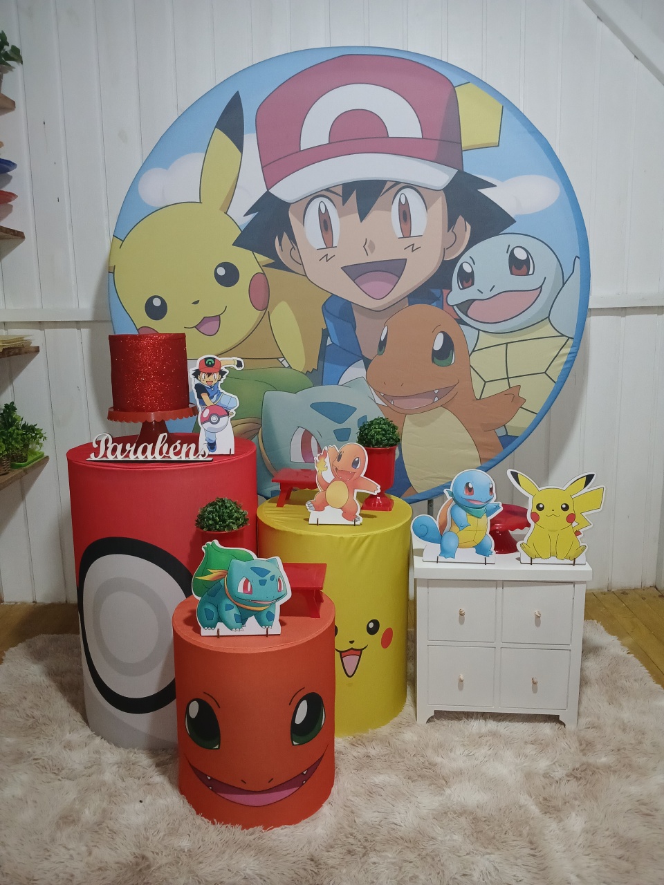 Pokmon 1 - Doce encanto decorações 