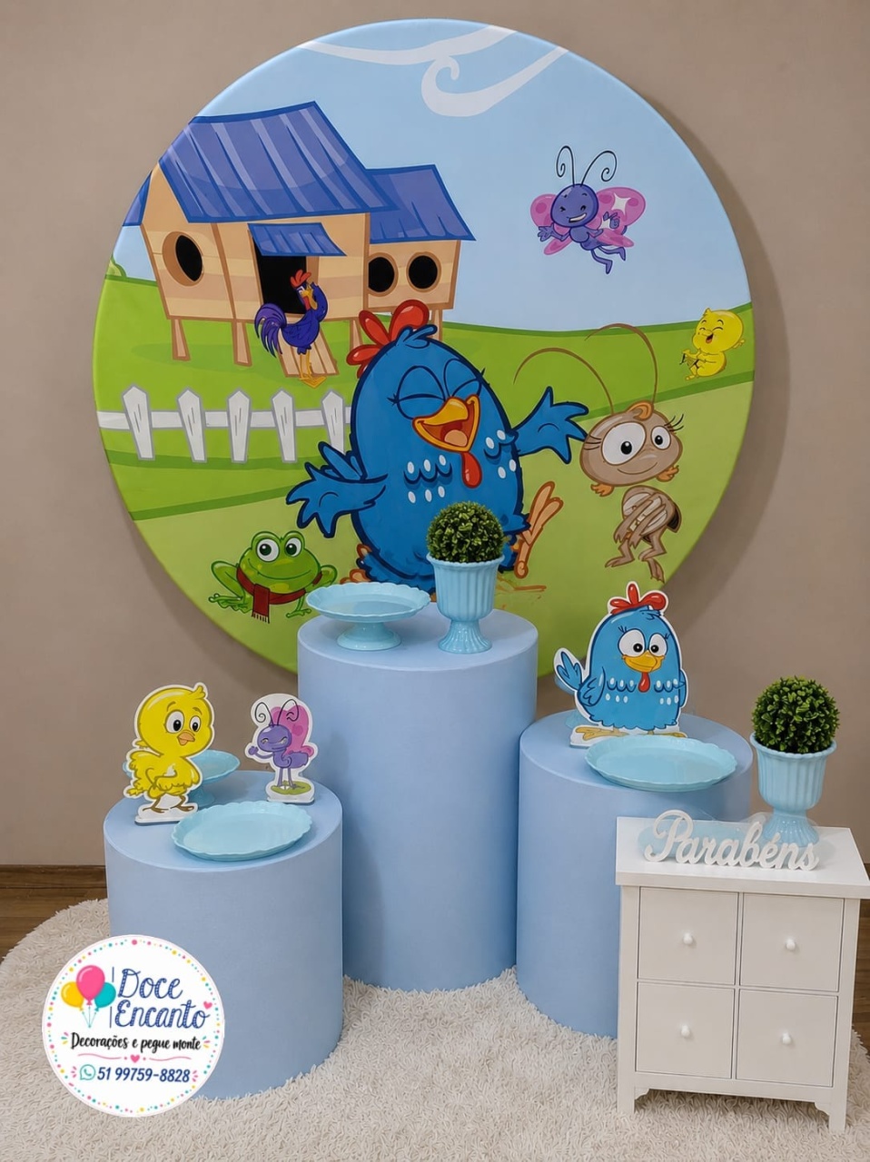 Galinha Pintadinha - Doce encanto decorações 