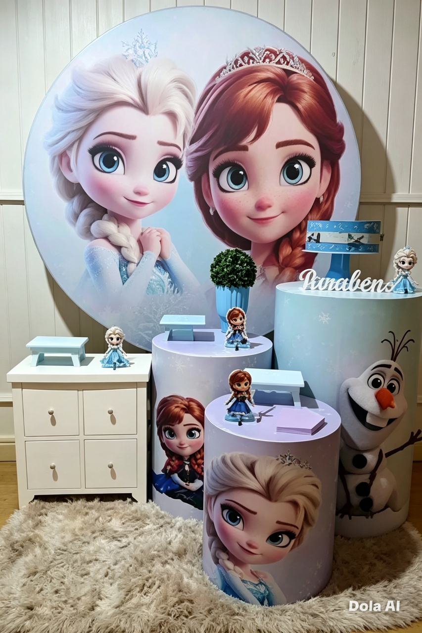 Frozen Baby - Doce encanto decorações 