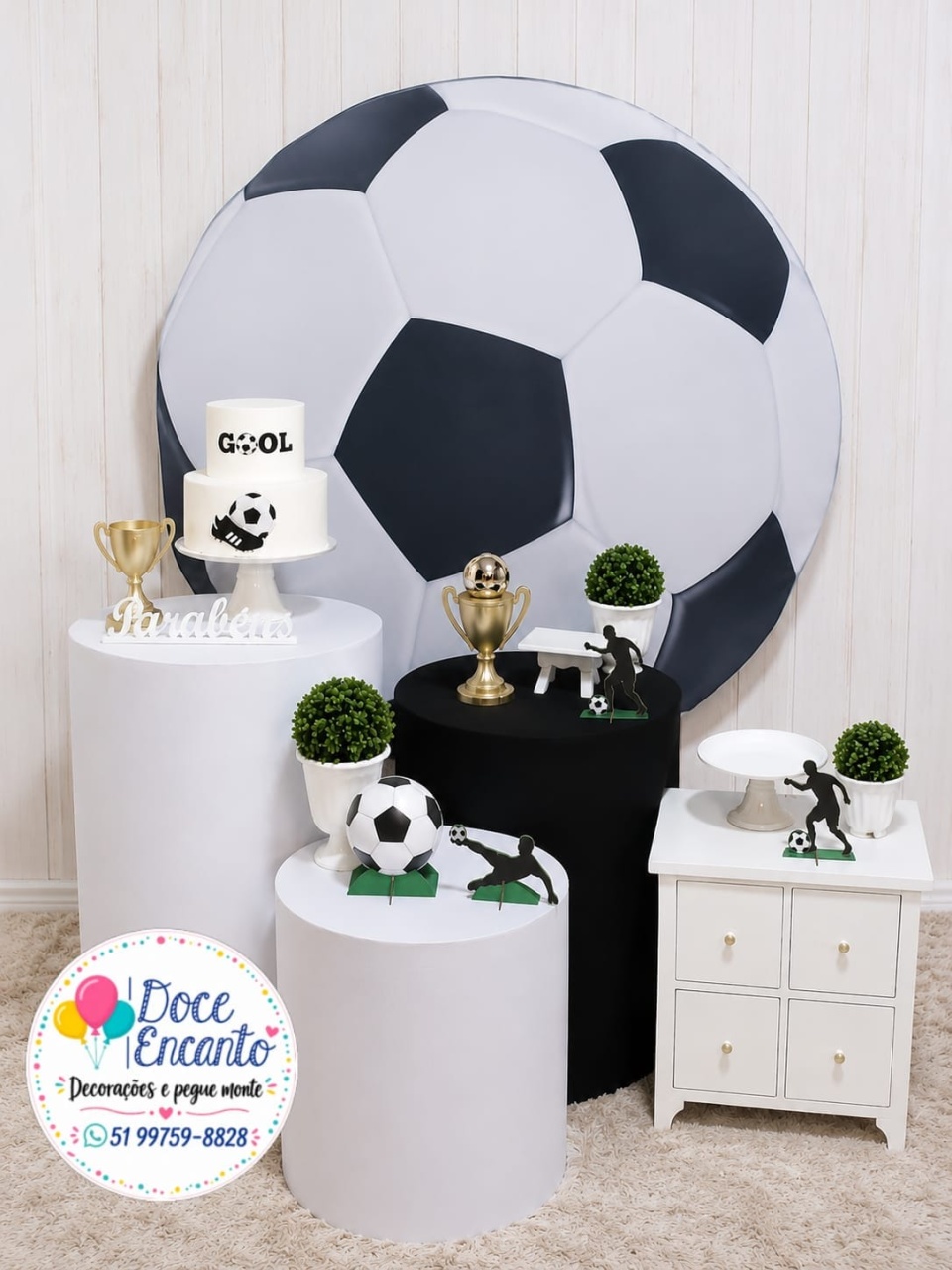 Futebool - Doce encanto decorações 
