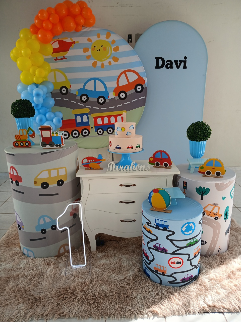 Deco Carrinho - Doce encanto decorações 