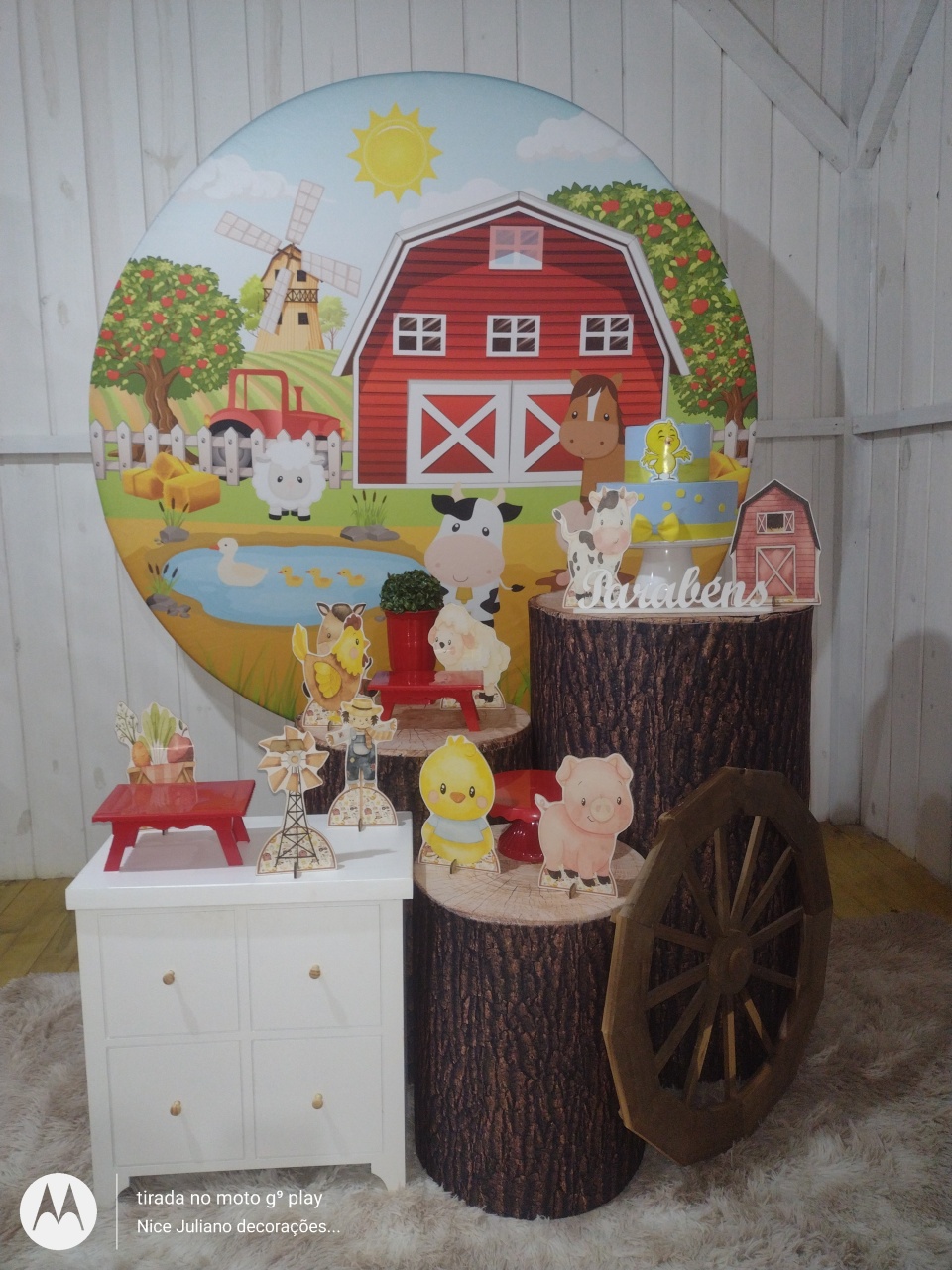 Fasendinha Saleiro Vermelho - Doce encanto decorações 