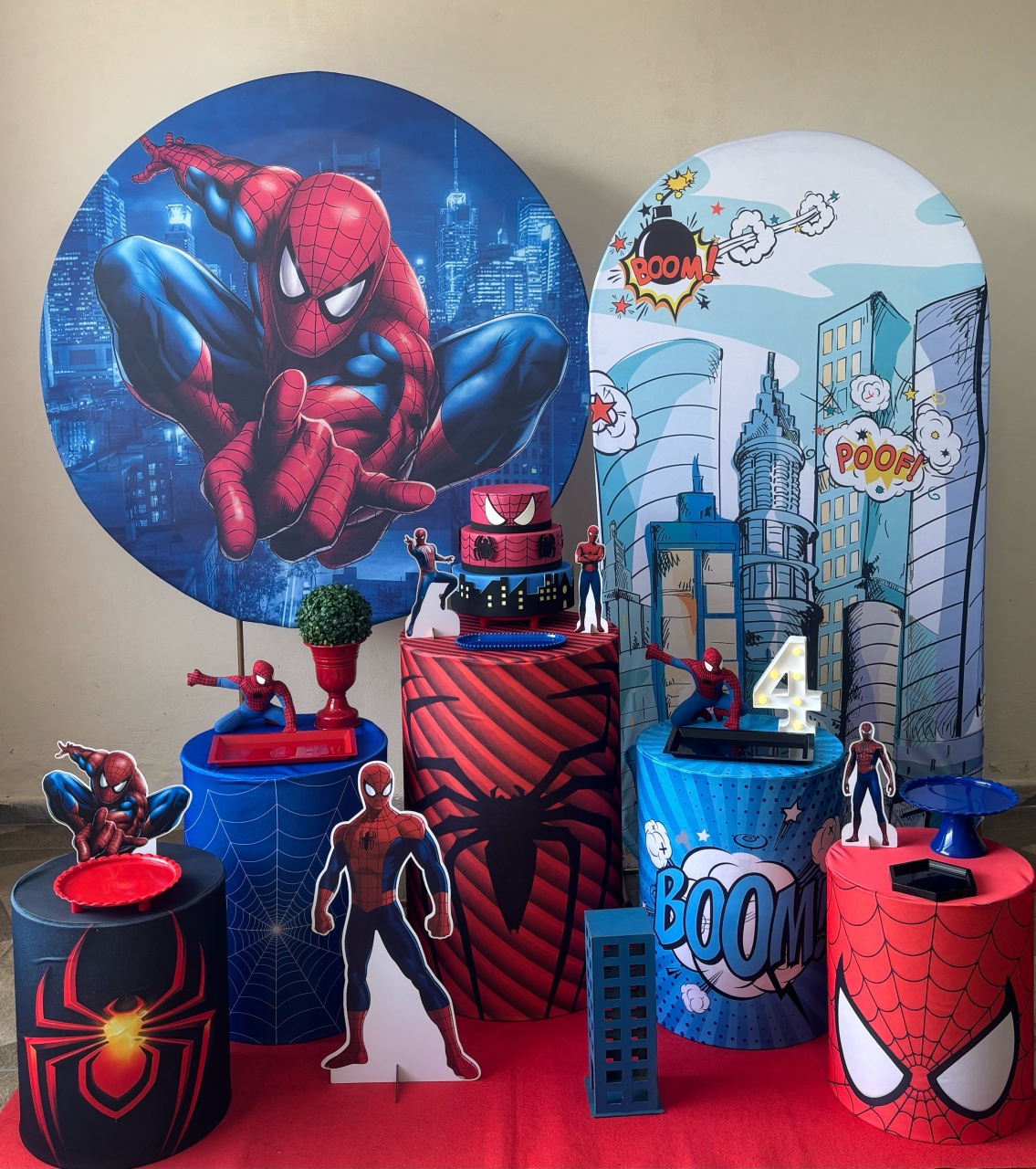 Homem Aranha 06 - Shalom Festas Pegue e Monte 