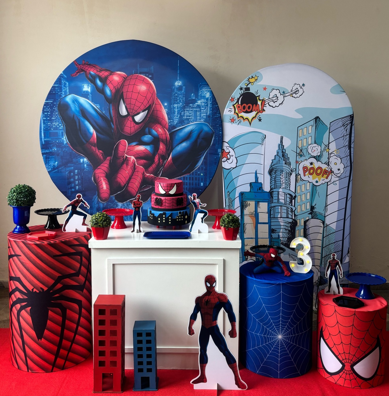 Homem Aranha 09 - Shalom Festas Pegue e Monte 