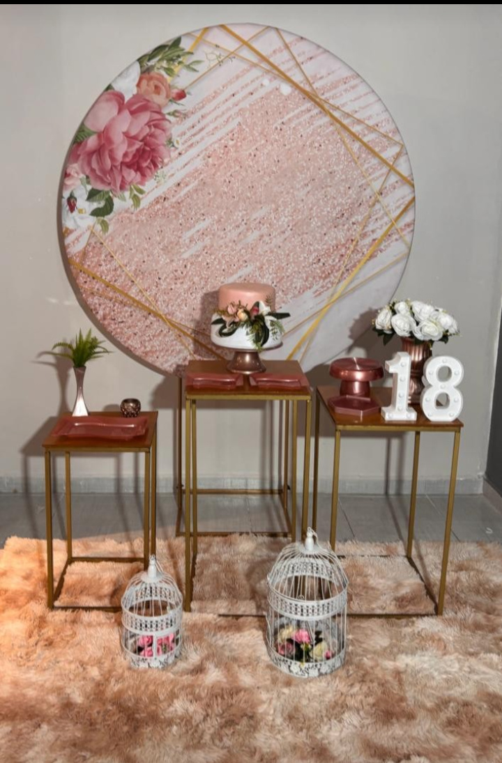 Rosé Floral 02 - Shalom Festas Pegue e Monte 