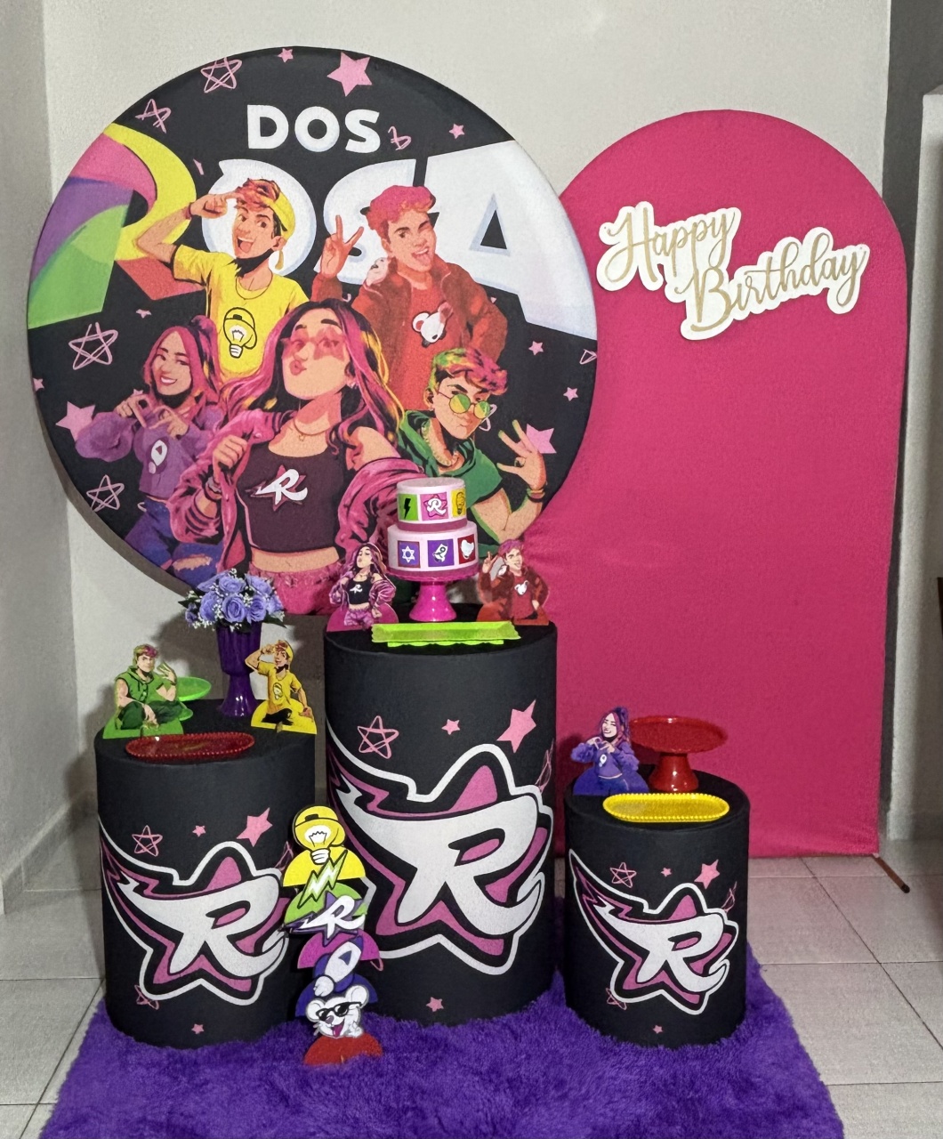 dos Rosas 02 - Shalom Festas Pegue e Monte