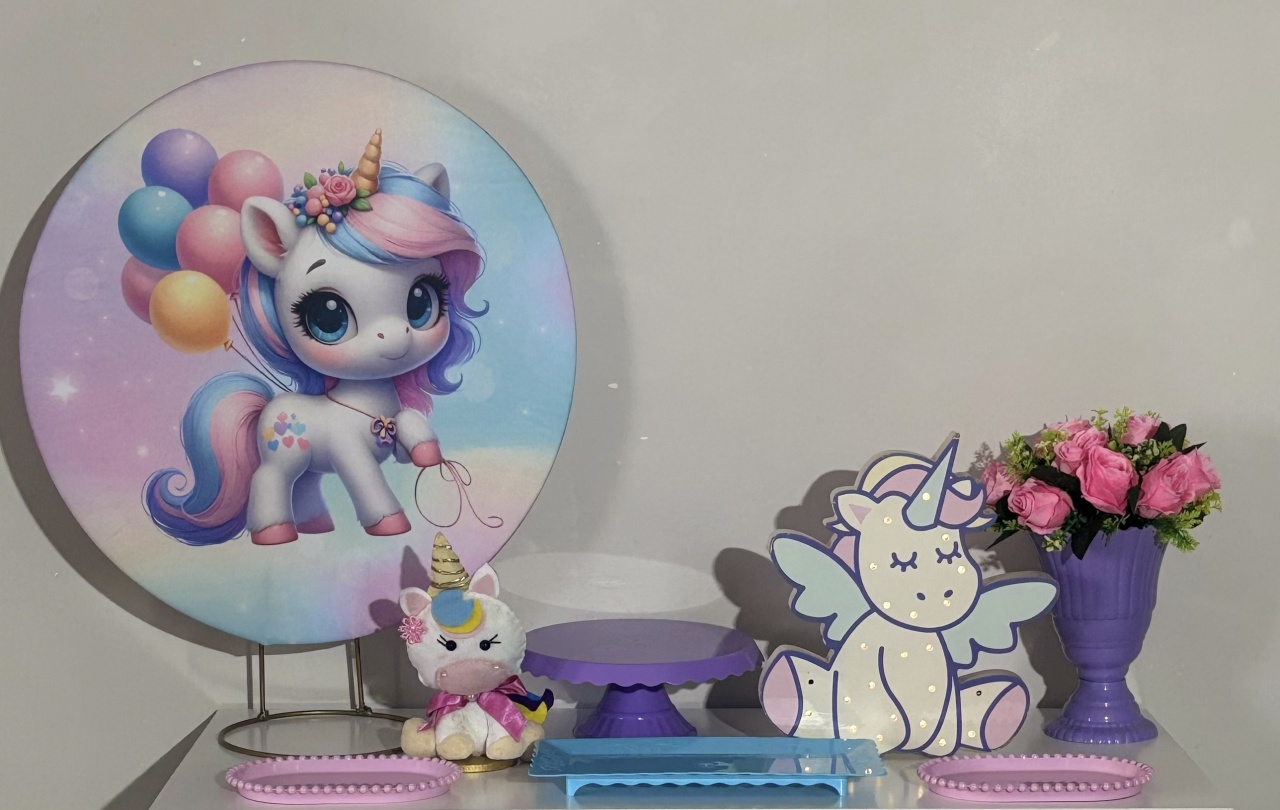 Mini Kit Unicórnio - Shalom Festas Pegue e Monte 