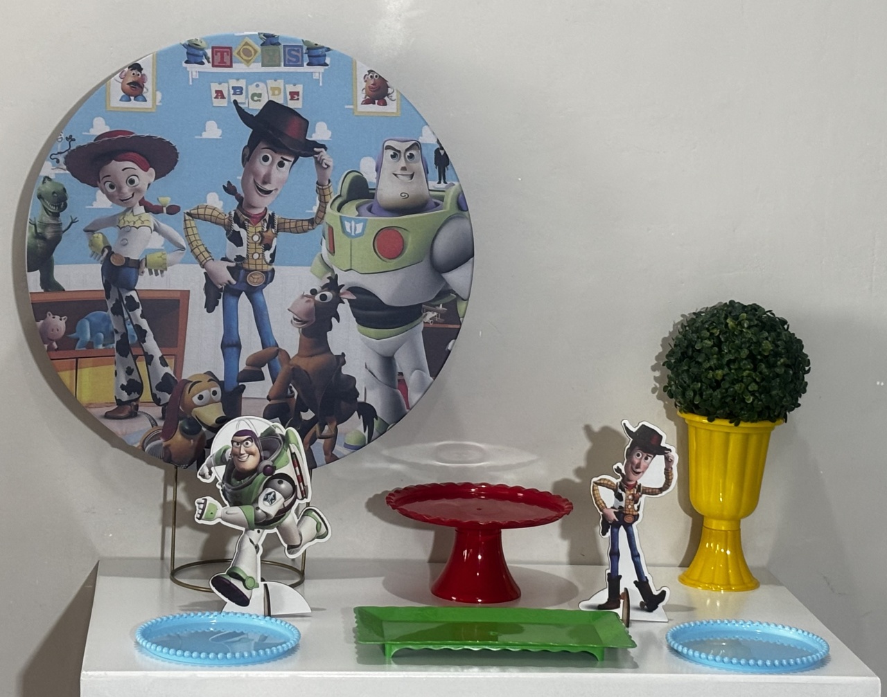 Mini Kit Toy Story 02 - Shalom Festas Pegue e Monte 