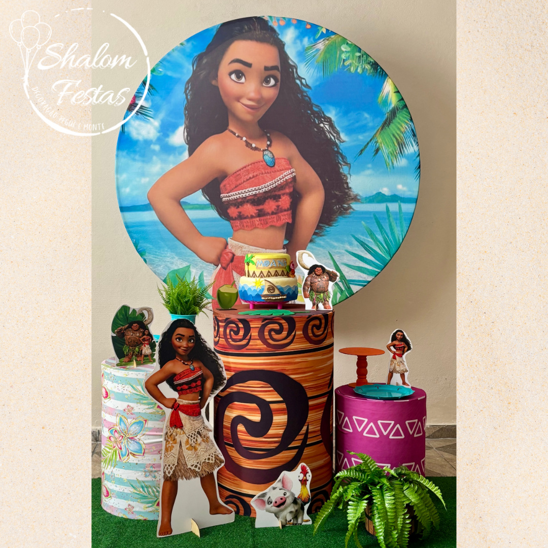 Moana 01 - Shalom Festas Pegue e Monte