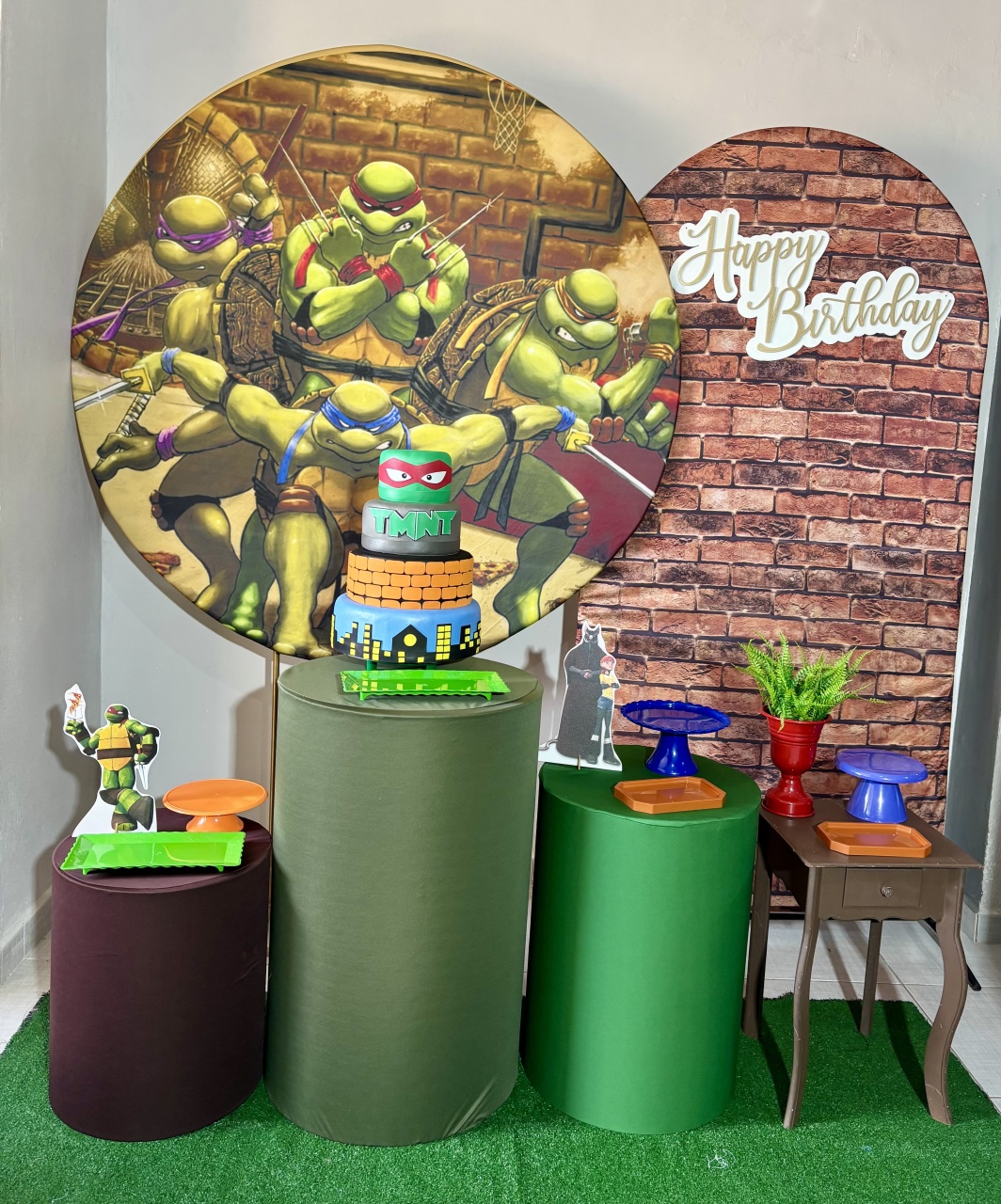 Tartaruga Ninja 04 - Shalom Festas Pegue e Monte