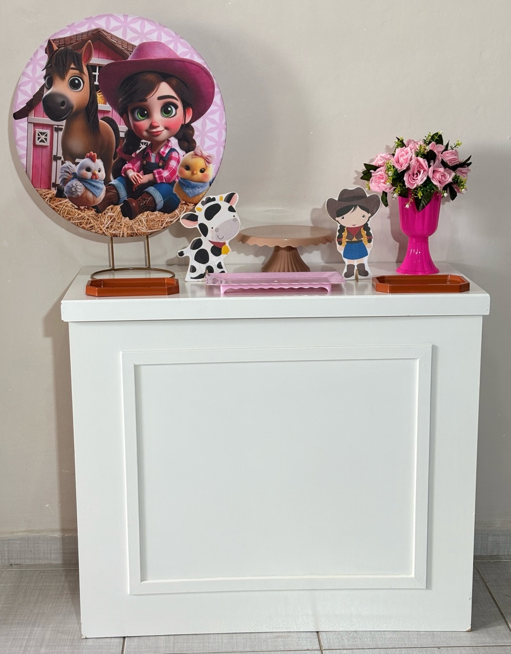 Mini Kit Fazendeira - Shalom Festas Pegue e Monte 